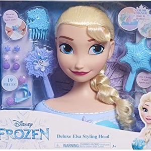 Disney Frozen Deluxe Elsa Styling Head! 19 Pieces!